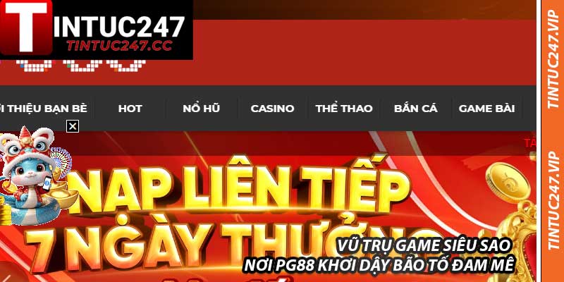 Vũ Trụ Game Siêu Sao – Nơi PG88 Khơi Dậy Bão Tố Đam Mê