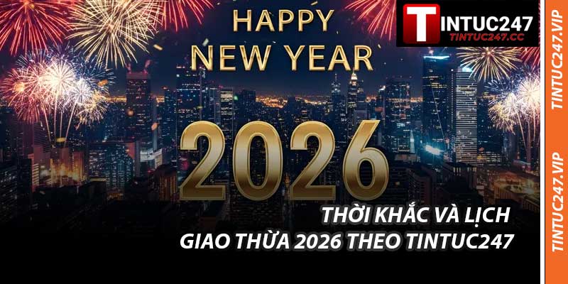 Thời Khắc Và Lịch Giao Thừa 2026 Theo Tintuc247